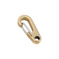 D Ring Shape Pure Brass Carabiners Clips Keychain Hook Spring Snap Loop Indoor Outdoor Tools for Backpack Camping Hiking. 