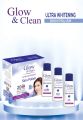 Glow & Clean Ultra Whitening Skin Polish Set – 20 Volume Developer + Brightening Powder + Skin Shiner | Instant Glow, Deep Cleansing & Radiant Whitening Treatment. 