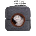Pet Soft 2 in 1 House/Bed For Cats & Puppies Random Color. 
