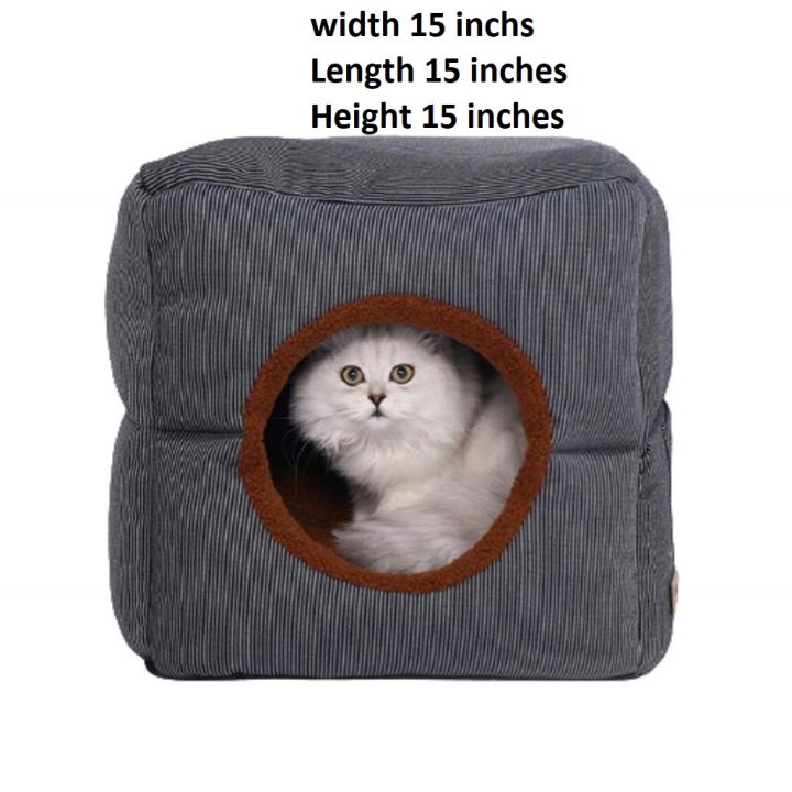 Pet Soft 2 in 1 House/Bed For Cats & Puppies Random Color