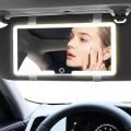 Car Sun Visor Vanity Mirror For Your Princess Passenger , Car Vanity Mirror With Lights, Makeup Mirror with 3 Light Modes & 60 LEDs, Rechargeable Car Mirror Dimmable Touch Control Travel Makeup Mirror for Car. 