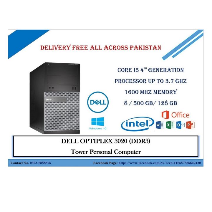 Core i5 4690 Gaming PC - Processor Upto 3.70 GHz - 4th Generation - 8GB RAM DDR3 - 500GB HDD - 128 GB SSD