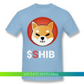 Men Shib Coin Shiba Doge Killer Black T-Shirt Doge Dogecoin Cool TShirt Pure Cotton Tees Harajuku Shirt For Adult Oversize. 