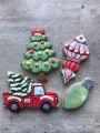 KENIAO Christmas Cookie Cutter Set - 4 Piece - Stainless Steel. 