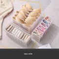 Pack of 3-3Pcs/Set Bra socks panty drawer organizer Foldable underwear box Wardrobe clothes storage box Net fabric underwear organizer. 
