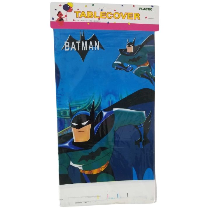 BATMAN THEME TABLE COVER - BATMAN TABLE COVER FOR TABLE DECORATION