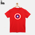 The Shop - Super Hero Kids TShirt, Captain America T-Shirt For Boys & Girls Kids, 1 Year To 14 Years - SH1-MCA. 