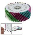 Hijab & Scarf Pins - 80 Pcs Small Head|Multi Color Pins Wheel Size 2 Inch Hijab Pins -Scarf Pins-Burka Pins-Stoller Pins (40Pins In Wheel). 