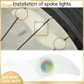 Enigma- Bike Spoke Light Reliable Stylish Streamline-shaped Bike Wheel Light. 