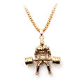 【ALLGOOD】Classic Charm Sporty Style Dumbbell Pendant Fitness Necklace Weightlifting Pendant Necklaces For Male Men Fitness Enthusiast. 