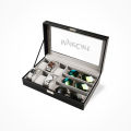 MyleCart 6 Grids Watch and 3 sunglasses Box PU Leather Watch Case Holder Organizer Storage Box Watch Sunglasses box. 