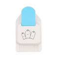 Tag Punch Gift Tag Puncher 3 in 1 Paper Craft Tag Punch Tag Shape Lever Action Craft Punch for Paper Crafting Round. 