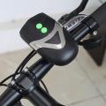 3 LED Bicycle Front Head Light & Bell Horn Hooter Siren Alarm / Cycle Light - Black. 