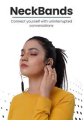 Original Bluetooth Earphone Neck Hanging Neck Band. 