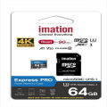 Imation memory card (Micro sd card) 32gb + 64gb [Memoria Micro SD Imation 32GB U1, V10 Con Adaptor] [Memoria Micro Sd 64 Gb Imation 4k Clase 10]. 