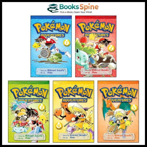 Pokémon Adventures (5 Book Series) Vol 1–5 by Hidenori Kusaka (Author ...