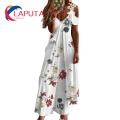 Party Dress Loose Cut-out Long Dress. 
