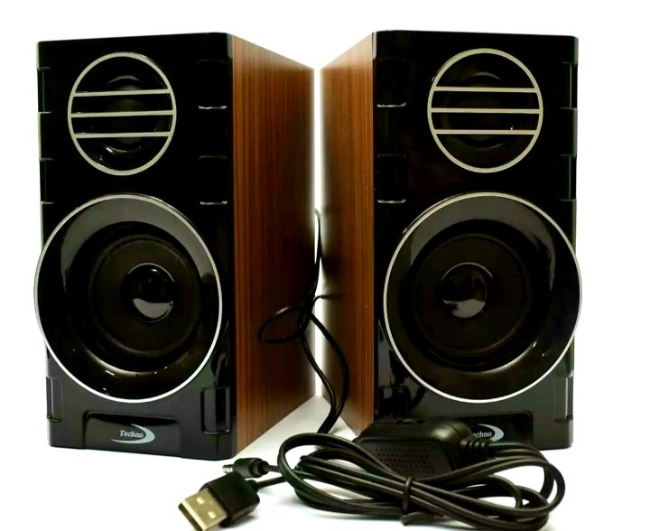 FT-2031 USB Multimedia Woofer Speakers For PC Computer Laptop Super Heavy Bass Woofer Speakers For PC Computer Laptop Powered by USB High Quality Sound Multimedia Best Speakers For PC Computer Mobile Laptop PC