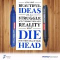 Pack of 1 - PIANO Permanent Marker Deluxe 90 (Chisel Tip / Cut Marker / Urdu Marker)  Fine Point Water Resistant Permanent Markers, Works Well On Paper, Canvas, Fabric, Cardboard, Glass, Metal, Wood, Plastic. 