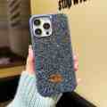 Swarovski Compatible Cover Case For iPhone 16 Series  15 Pro Max, 15 Pro, 15, 14 Pro Max, 14 Pro, 14, 13 Pro Max, 13 Pro, 13, 12 Pro Max, 12 Pro, 12, 11 Pro Max, 11 Pro and 11  Glitter Type Shining Sparkle Stone Looking Luxurious Stylish High-Quality. 