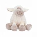 White Sheep Soft Toy white fluffy sheep large White Sitting Sheep. 