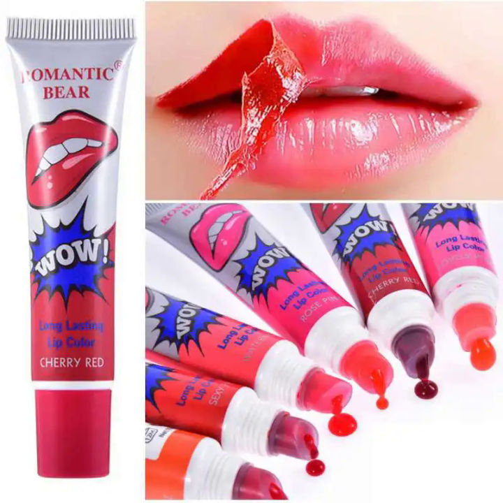 6 Colors Amazing Peel Off Liquid Lipstick Waterproof Long Lasting Lip Gloss Tear Off Makeup Tattoo Lip Gloss Lip Tint Cosmetic