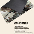 Gaming Mouse Pad Premium  8" x 6.5  Thick Non-Slip Rubber Base, Smooth Cloth Surface for Precision Control - Tozistore. 