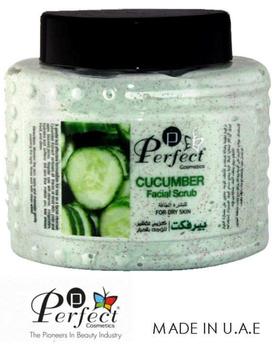 Pack of 3-Cucumber Face & Body Scrub 500ml