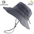 UPF 50+ Bucket Hat Summer Men Women Fishing Boonie Hats UV Protection Long Large Wide Brim Bob Hiking Sun Hat Outdoor Cap Bob. 