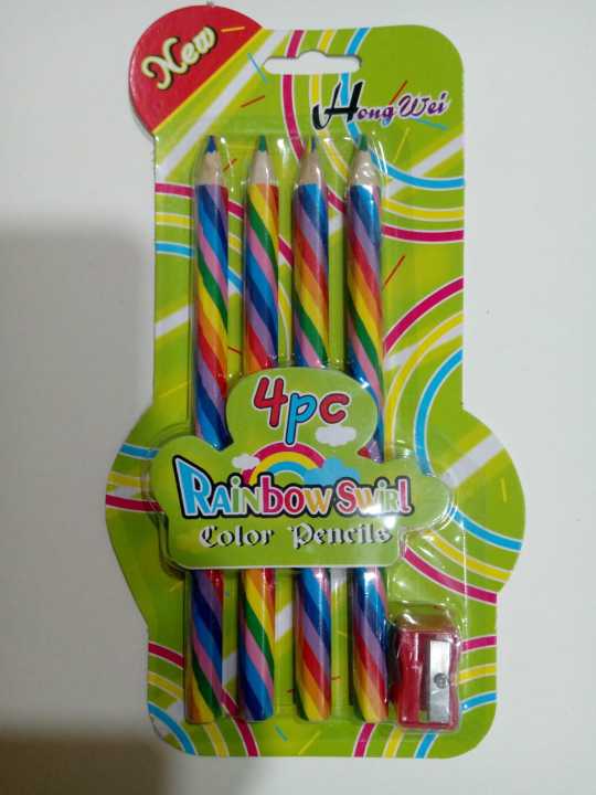 Hong%20Wei%20Rainbow%20Swirl%20Color%20Pencil%20Set%20Of%205%20Pcs%20-%20Image%202