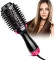 Original One Step 3 in 1 Electric Hot Air Brush, Dryer, Straightener, Ionic Volumizer 1000W High Power Personal Grooming Tool For Hair, Travelling Brush. 