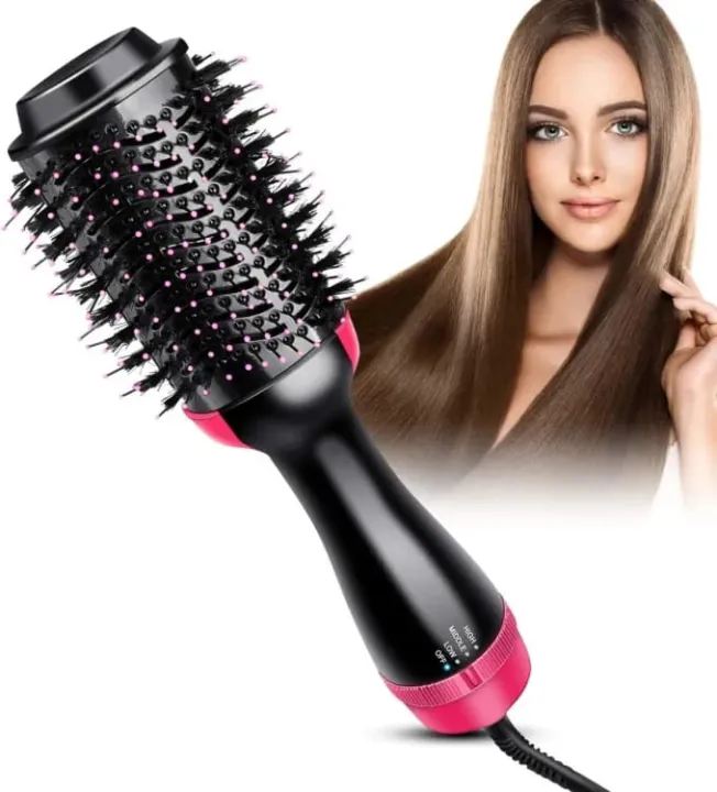 Original%20One%20Step%203%20in%201%20Electric%20Hot%20Air%20Brush,%20Dryer,%20Straightener,%20Ionic%20Volumizer%201000W%20High%20Power%20Personal%20Grooming%20Tool%20For%20Hair,%20Travelling%20Brush%20-%20Image%202