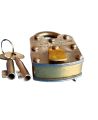 KHALID special lock 2 keys 🗝️🗝️ 2 inch. 