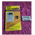 Buy 1 Get 2 Free Buy 1 Rechargeable Battery Charger For 1.2V AA/AAA Ni MH and Ni CD Battery and Get Two Toshiba Rechargeable Cells AA 2600 MAH for Free - Fast Charger With LED Display Lights - Original Cells. 