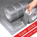 Super Sticky Cloth Duct Tape Carpet Floor Waterproof Tapes High Viscosity Silvery Grey Adhesive Tape DIY Home Decoration 5meter. 