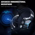 ONIKUMA X9 Professional Wired Gaming Headset with Mic and Noise Canceling Gaming Headphone Wired Blue Light for PS4 PS5 PC XBOX. 