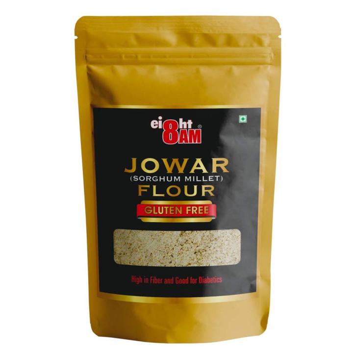 Jowar Flour (Sorghum Millet), Natural Gluten Free, Low-Carb Flour Small Round Grains, 980 GM