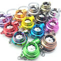 1Pc Mini Turbo Turbocharger Spinning Turbine Car Interisor Accessorie Keyring SUPER BABY. 