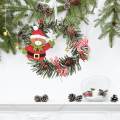 Christmas Tree Hanging Wreath 6 inch Festivals Decor Christmas Decorations. 