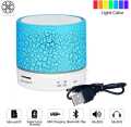 Mini Portable Bluetooth & Rechargeable Speaker with Light + SD Card + USB Supported Multi Color. 