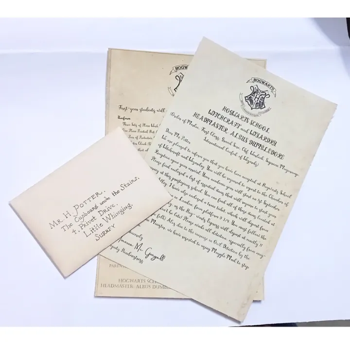 Harry%20potter%20Admission%20Letter%20Hogwarts%20School%20Acceptance%20Letter%20supplies%20letter%20Collection%20Props%20-%20Image%204
