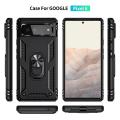 Google Pixel 6 Luxury Shock-Proof Armor Case With Car Ring Stand Cover Pixel 6. 