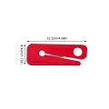 Plastic Plastic letter opener Compact Sharp Safety Mail envelope opener Mail Mini Safety belt cutting for Office supplies Home. 