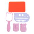 Panda Shape Sushi Rice Ball Mold Onigiri Mould with Nori Punch. 