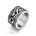 Rings for Men Stainless Steel Cocktail Gothic Male Ring Jewelry. 