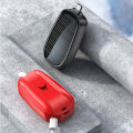 Solar Keychain Mini Power Bank Portable Powerbank Compact Phone Charger Mini Power Bank TYPE-C Backup Emergent Power 1200mAh. 
