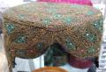 Sindhi Topi Hand Made Mirror Multicolor Embroidery Work Traditional Sindhi Topi Cultural Cap سنڌي ٽوپي. 