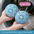 【FUN LIVE】 Rising Star Multifunction Reusable Large Washing Ball Fragrant Ceramic Particles Cleaning Magic Anti-Winding Clothes Cleaning Ball. 