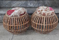 Cane Stool / Moora With Cushion (1 piece). 