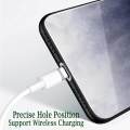 Phone Case VIVO Y15S Back Tempered Glass Back Cover Instagram Starry Sky Design Cases for VIVO Y15S Cover Shell Mirror Glass. 
